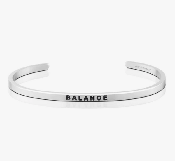 Mantra Band "Balance" in Silver