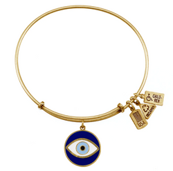 Wind and Fire Gold "Evil Eye" Bracelet