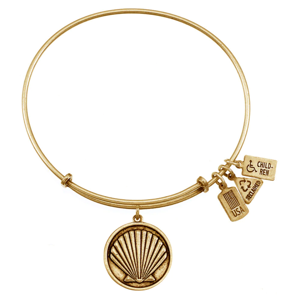 Wind and Fire Gold "Sea Shell" Bracelet