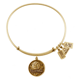 Wind and Fire Gold "Volleyball" Bracelet