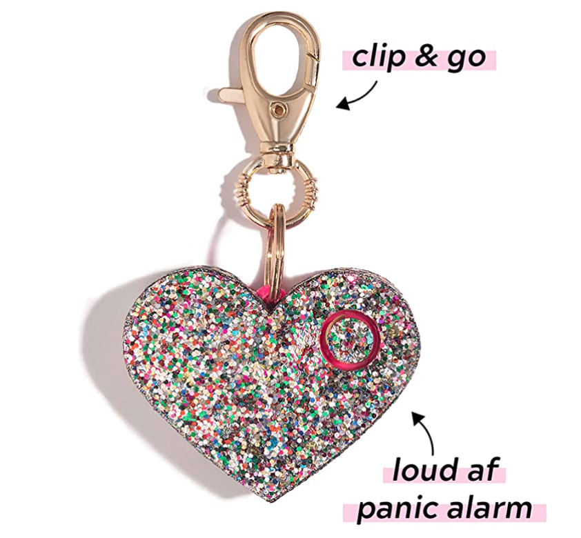 BlingSting Personal Safety Alarm for Women - Ahh!-larm! Self-Defense  Personal Panic 115 Decibel Alarm Keychain for Women with LED Safety Light  and