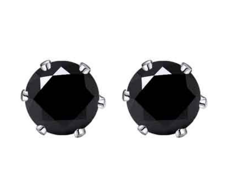 Silver Cubic Zirconia Stud Earrings