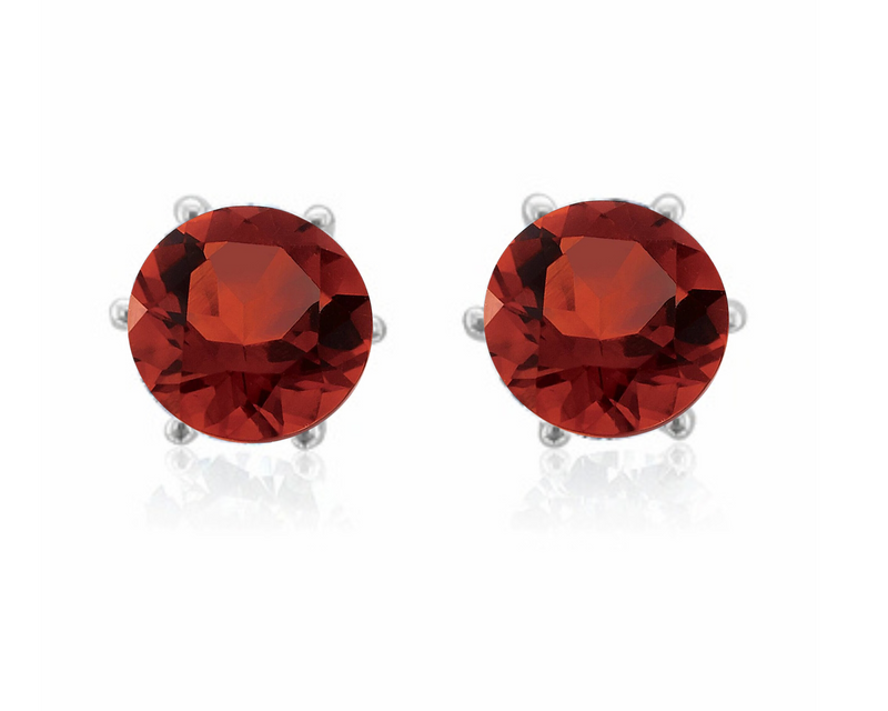 Silver Cubic Zirconia Stud Earrings