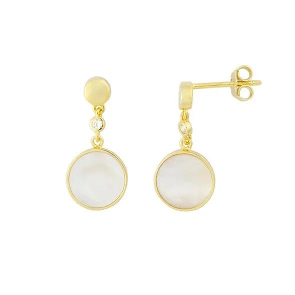 Adrienne Studs Gold - Heritage - Boutique.com