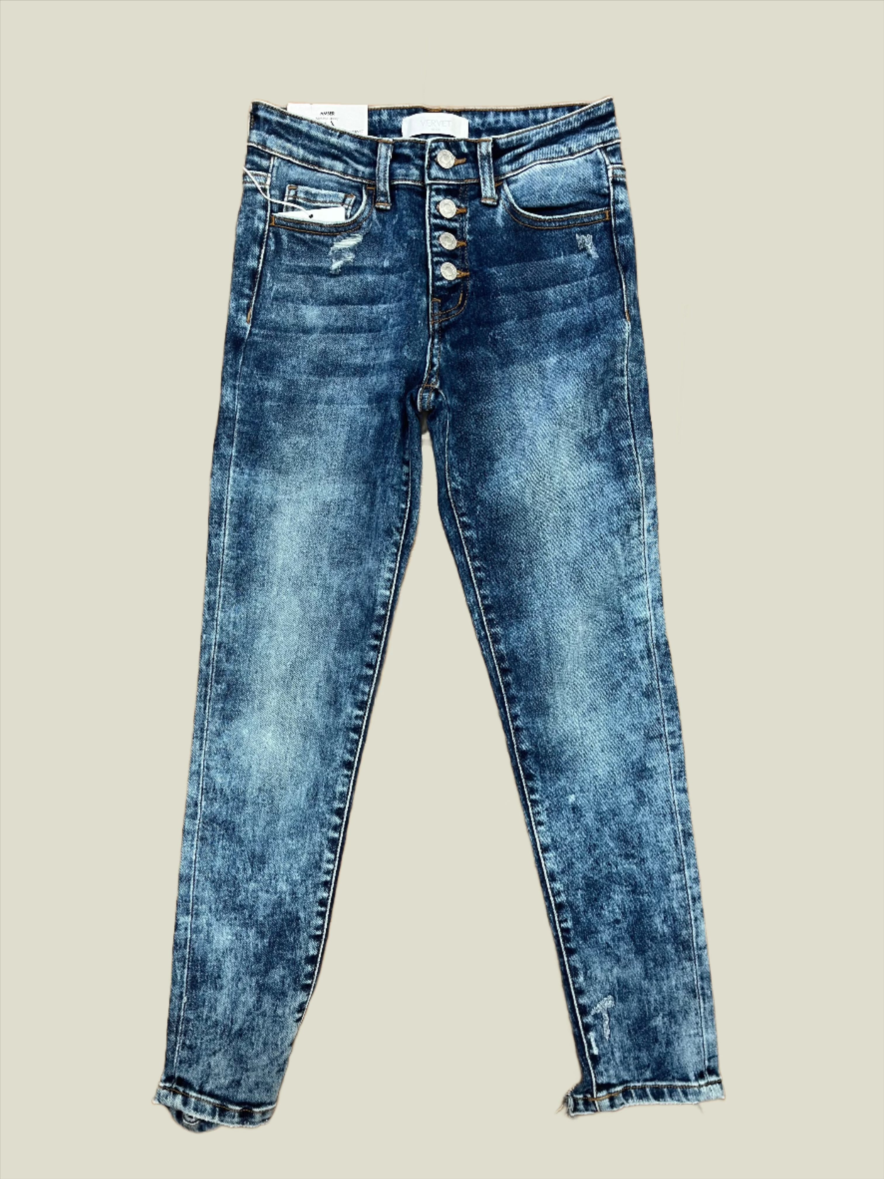 Amber Mid-Rise Skinny Jeans - Heritage-Boutique.com