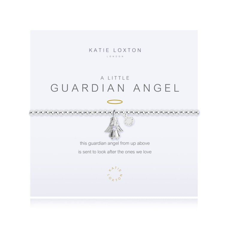 Katie Loxton A Little Guardian Angel Silver Bracelet