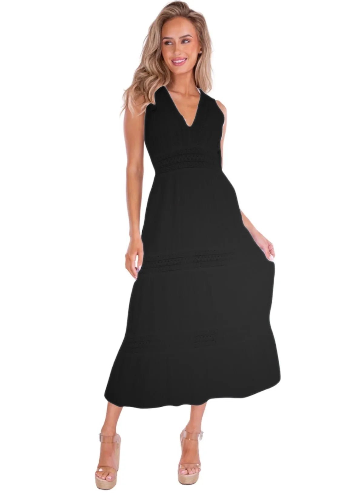 Black Maxi Dress Cover - Up - Heritage - Boutique.com