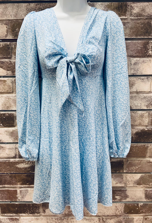 Blue Ivy Tie Front Dress - Heritage-Boutique.com