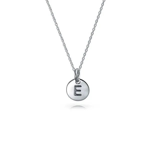 CAI Mini Initial Necklace Silver - Heritage - Boutique.com