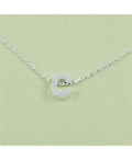 CAI Silver Block Letter Initial Necklace - Heritage - Boutique.com