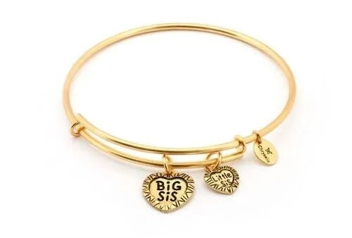 Chrysalis Gold "Big Sis, Little Sis" Bracelet - Heritage - Boutique.com
