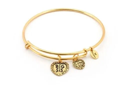 Chrysalis Gold "Big Sis, Little Sis" Bracelet - Heritage-Boutique.com