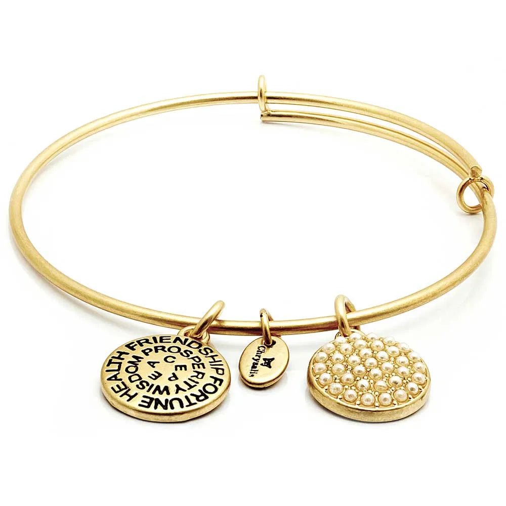 Chrysalis Gold Birthstone Swarovski Crystal Bracelet - Heritage - Boutique.com