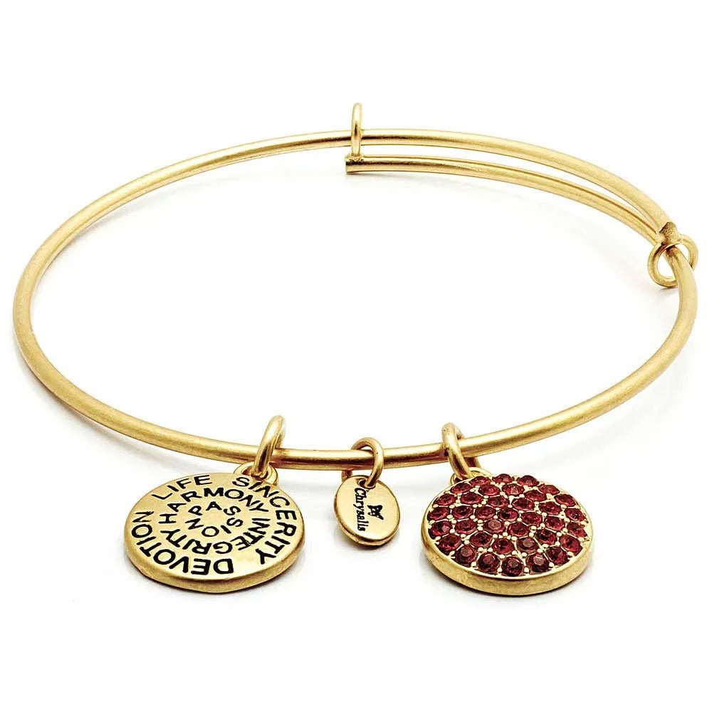Chrysalis Gold Birthstone Swarovski Crystal Bracelet - Heritage - Boutique.com