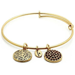 Chrysalis Gold Birthstone Swarovski Crystal Bracelet - Heritage-Boutique.com