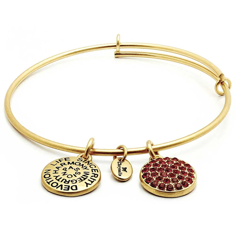 Chrysalis Gold Birthstone Swarovski Crystal Bracelet - Heritage-Boutique.com