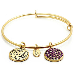 Chrysalis Gold Birthstone Swarovski Crystal Bracelet - Heritage-Boutique.com