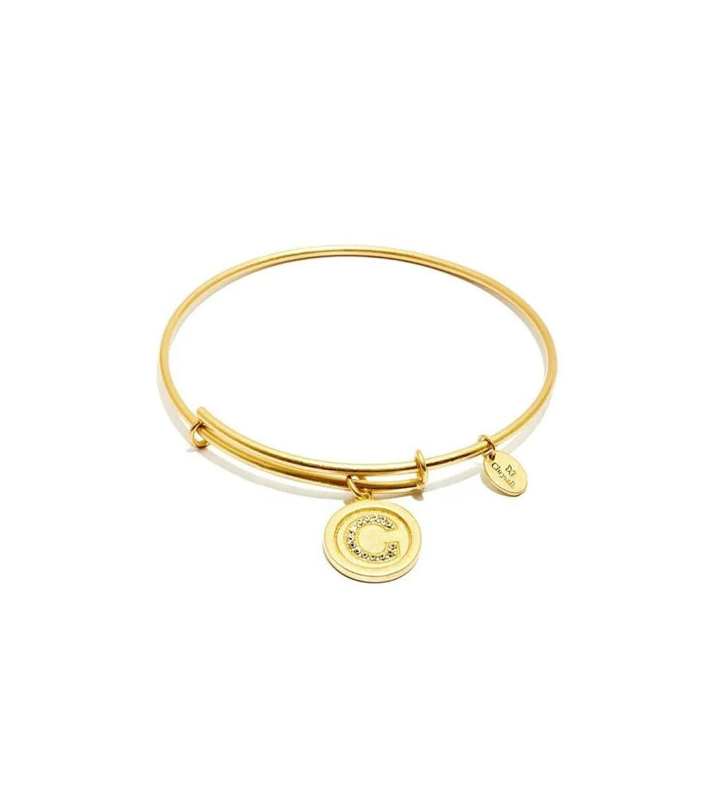 Chrysalis Gold Initial Bracelet - Heritage - Boutique.com