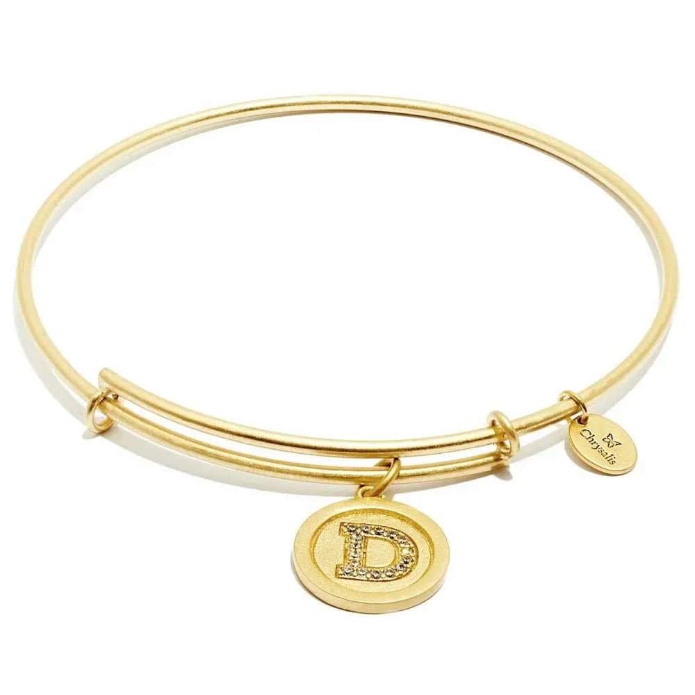 Chrysalis Gold Initial Bracelet - Heritage - Boutique.com