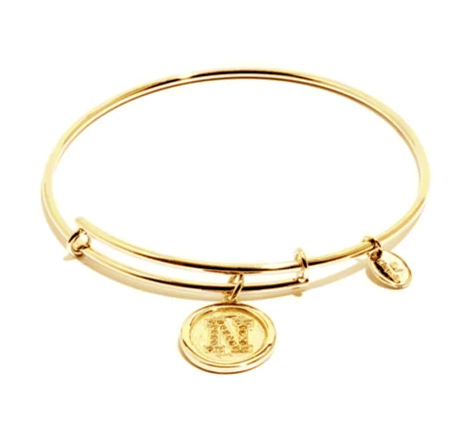 Chrysalis Gold Initial Bracelet - Heritage - Boutique.com