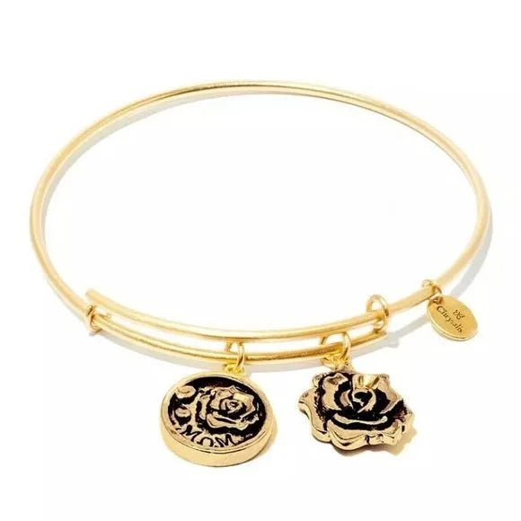 Chrysalis Gold "Mom" Bracelet - Heritage - Boutique.com