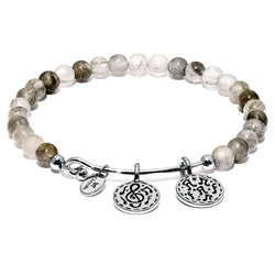 Chrysalis Silver Cloudy Quartz "Festival" Bracelet - Heritage-Boutique.com