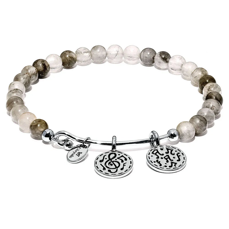 Chrysalis Silver Cloudy Quartz "Festival" Bracelet - Heritage-Boutique.com
