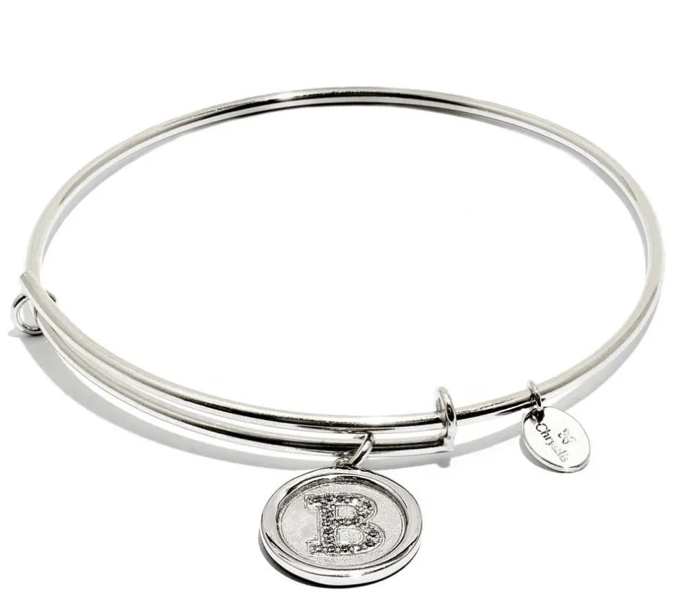 Chrysalis Silver Initial Bracelet - Heritage - Boutique.com