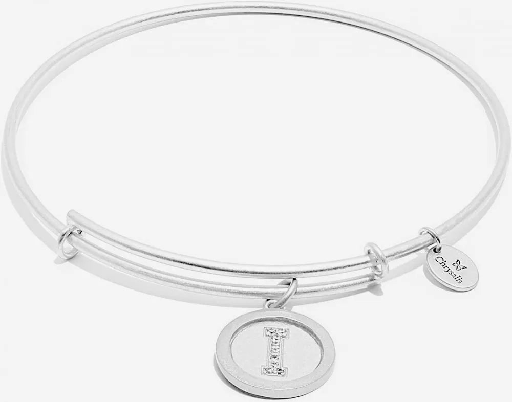 Chrysalis Silver Initial Bracelet - Heritage - Boutique.com