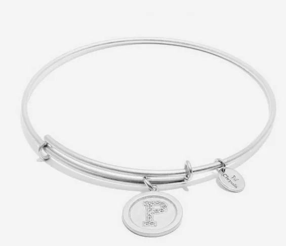 Chrysalis Silver Initial Bracelet - Heritage - Boutique.com