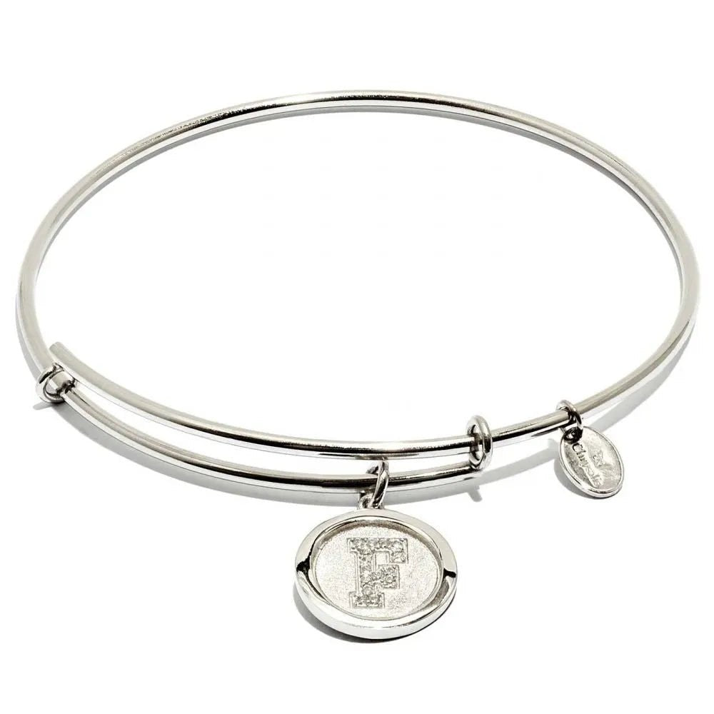 Chrysalis Silver Initial Bracelet - Heritage - Boutique.com