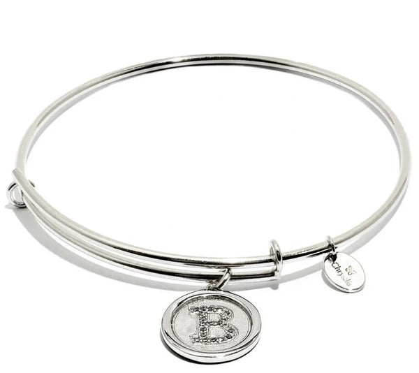 Chrysalis Silver Initial Bracelet - Heritage-Boutique.com