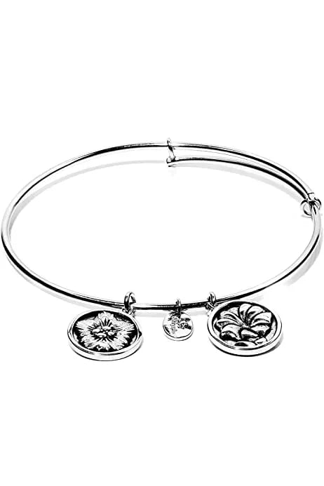 Chrysalis Silver Morning Glory Bracelet (September Flower) - Heritage-Boutique.com