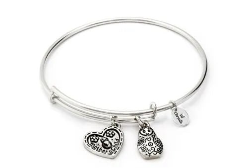Chrysalis Silver "Mother and Child" Bracelet - Heritage - Boutique.com