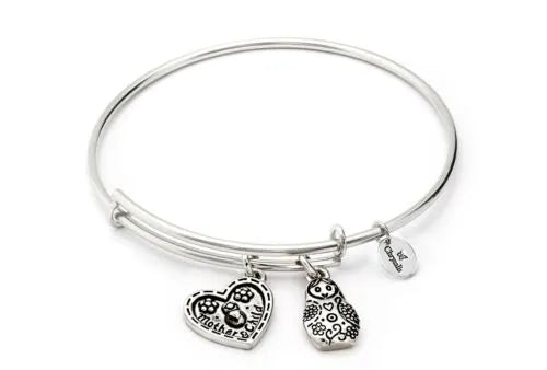 Chrysalis Silver "Mother and Child" Bracelet - Heritage-Boutique.com