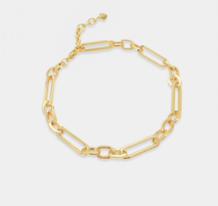 Chunky Gold Chain Link Anklet - Heritage-Boutique.com