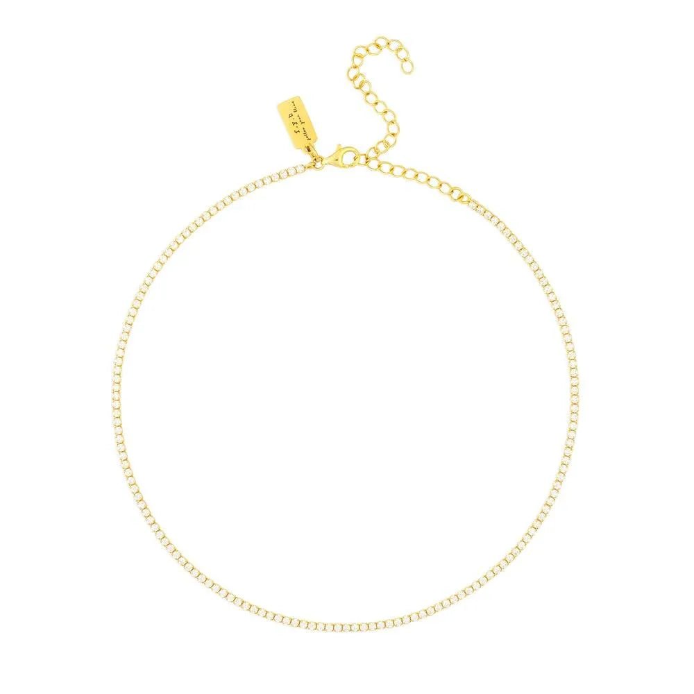 Diana 18K Gold Plated Choker - Heritage - Boutique.com