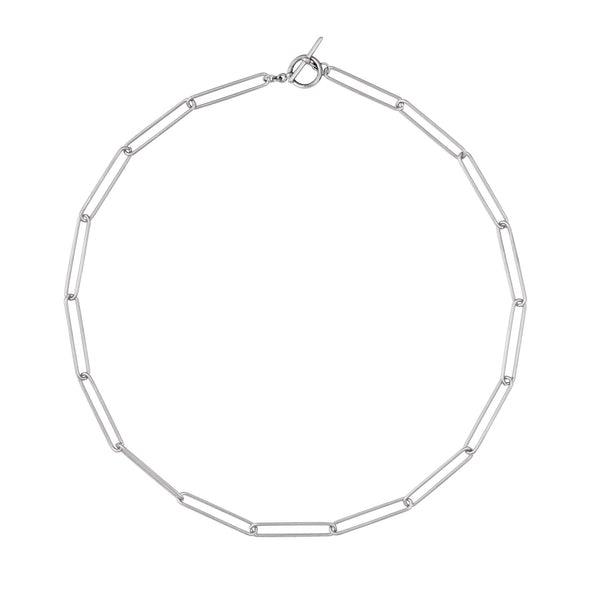 F.Y.B Ella Chain link Necklace Silver - Heritage-Boutique.com