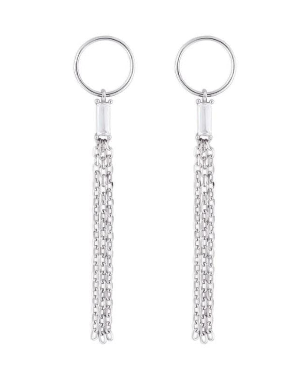f.y.b Jessa Earrings- Silver - Heritage-Boutique.com