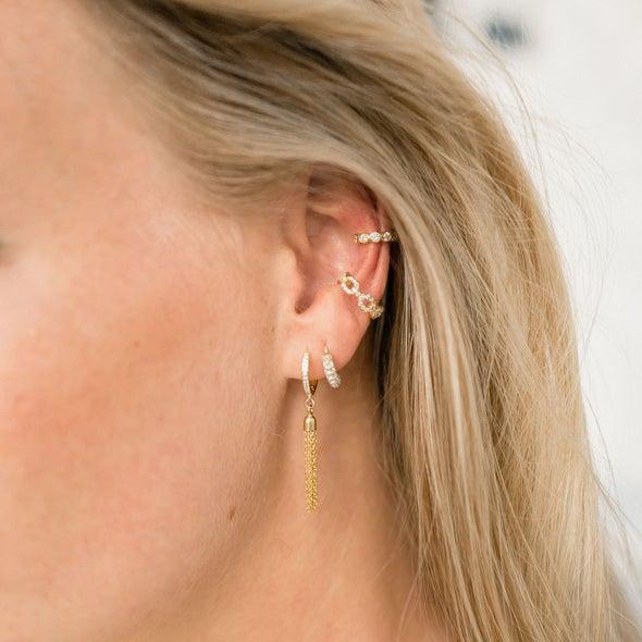 F.Y.B Maeve Ear Cuff Gold - Heritage-Boutique.com