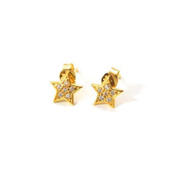 F.Y.B Starry Eyed Studs Golds - Heritage-Boutique.com
