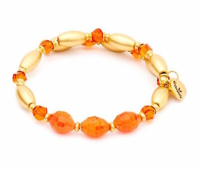 Chrysalis Fire Orange Gaia Wrap Bangle