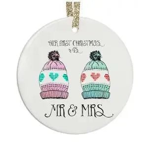 "First" Christmas Ceramic Ornament - Heritage - Boutique.com