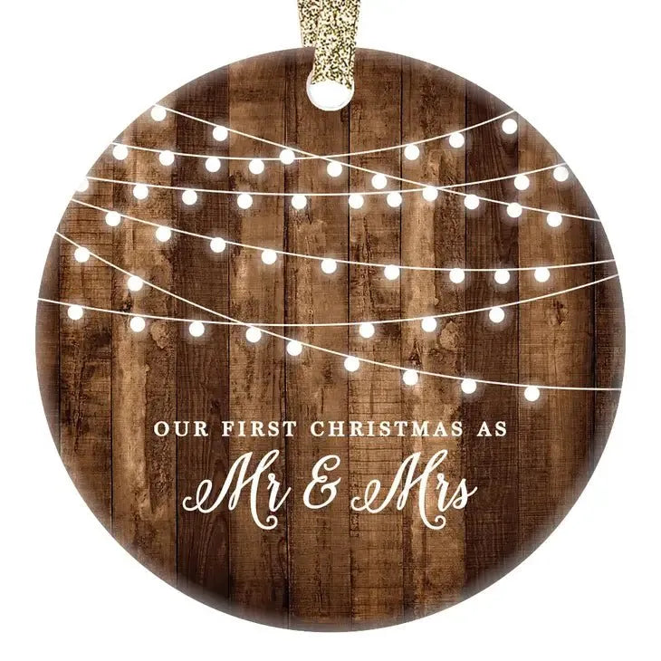 "First" Christmas Ceramic Ornament - Heritage-Boutique.com