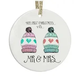"First" Christmas Ceramic Ornament - Heritage-Boutique.com