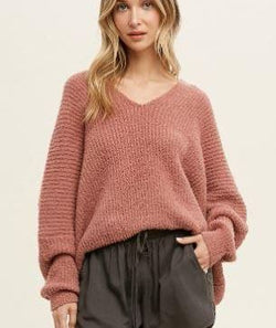 Oversized Soft Textured Sweater