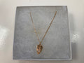 Gold Heart with Gold Chain - Heritage-Boutique.com