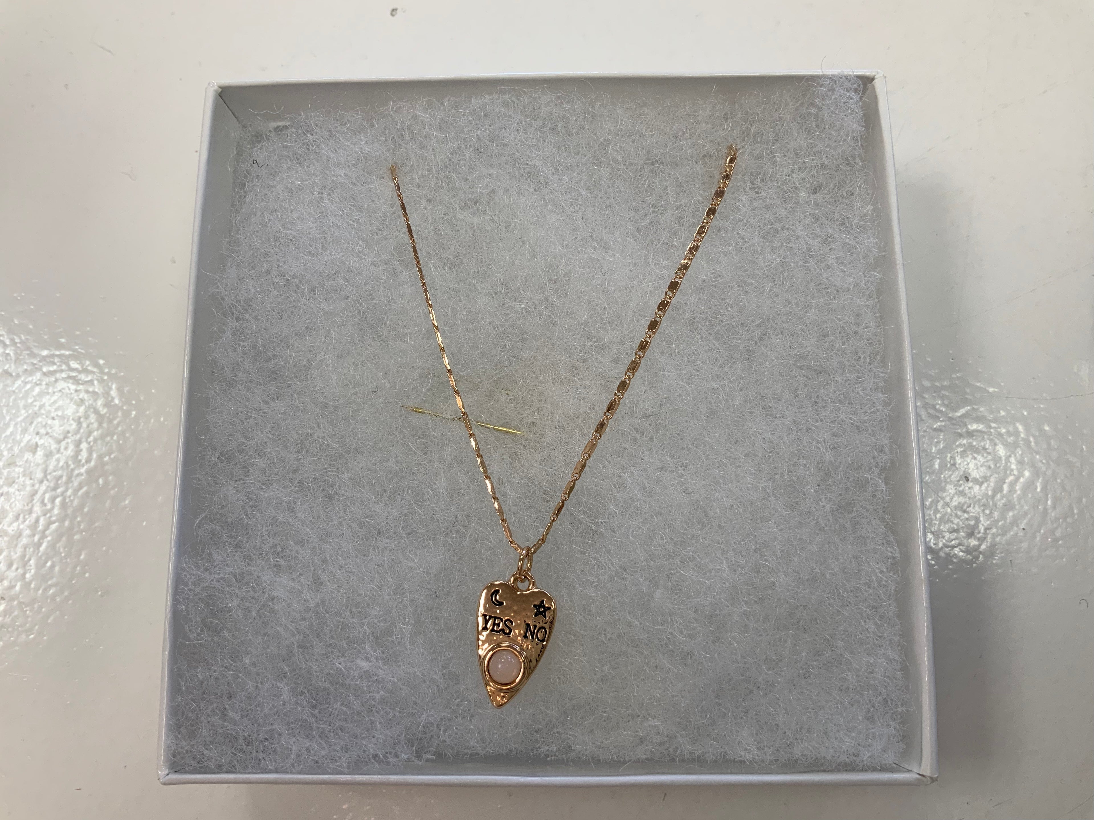 Gold Heart with Gold Chain - Heritage-Boutique.com