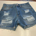 Hammer Destroyed Denim Short - Heritage - Boutique.com