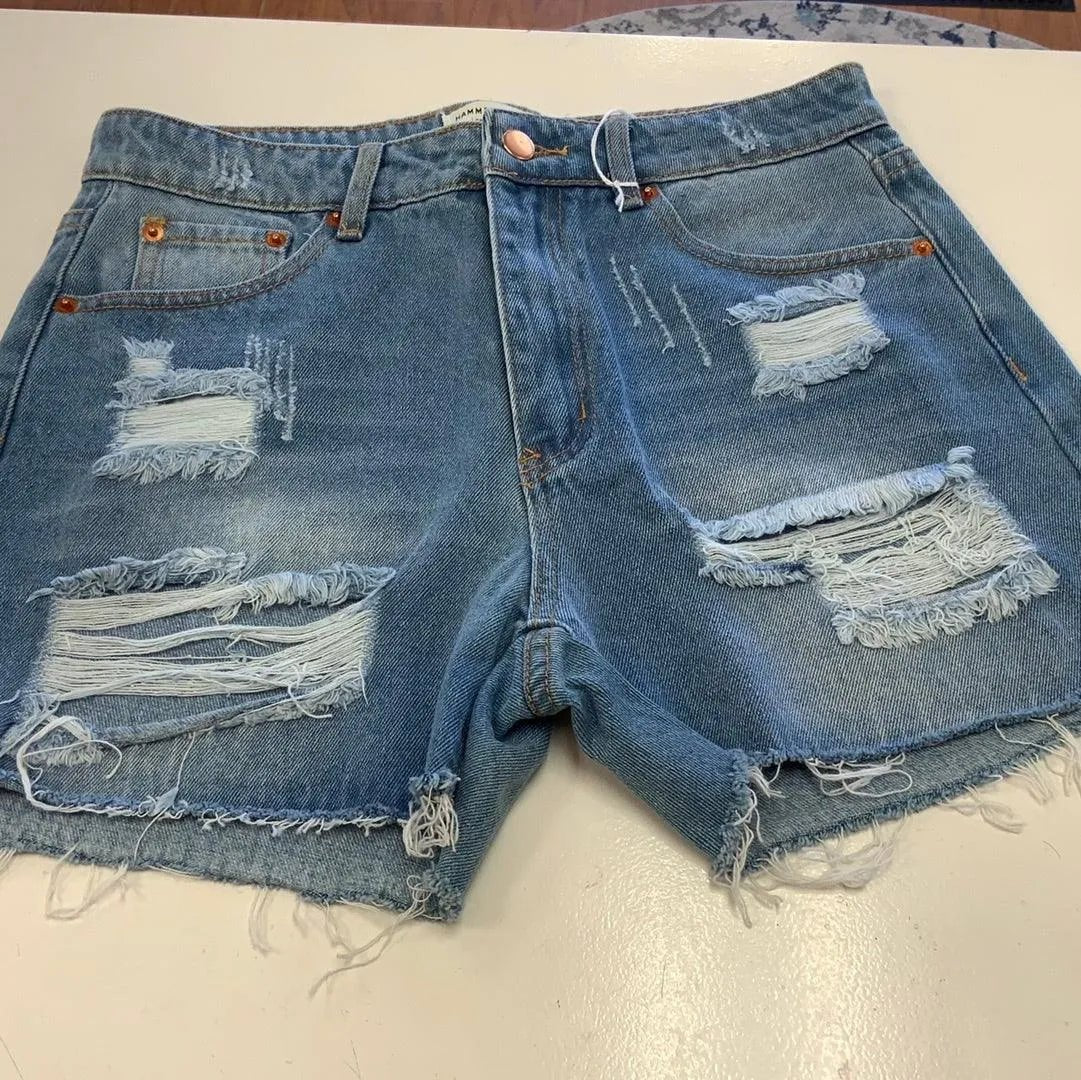 Hammer Destroyed Denim Short - Heritage - Boutique.com